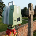 Leica P20 Laser Scanner outdoors